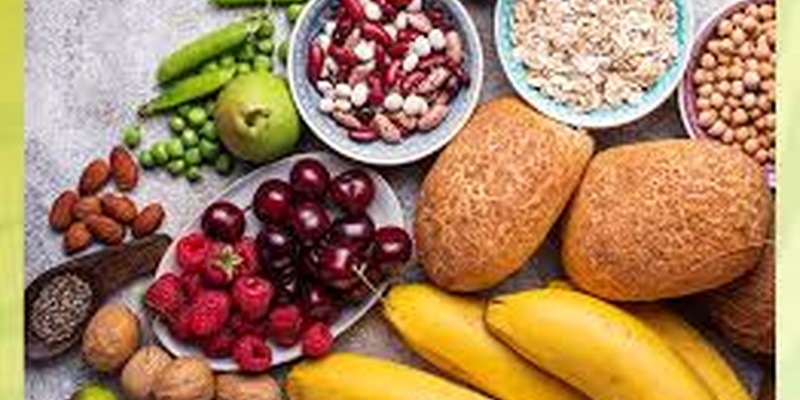 High-fiber foods including plantains for digestion