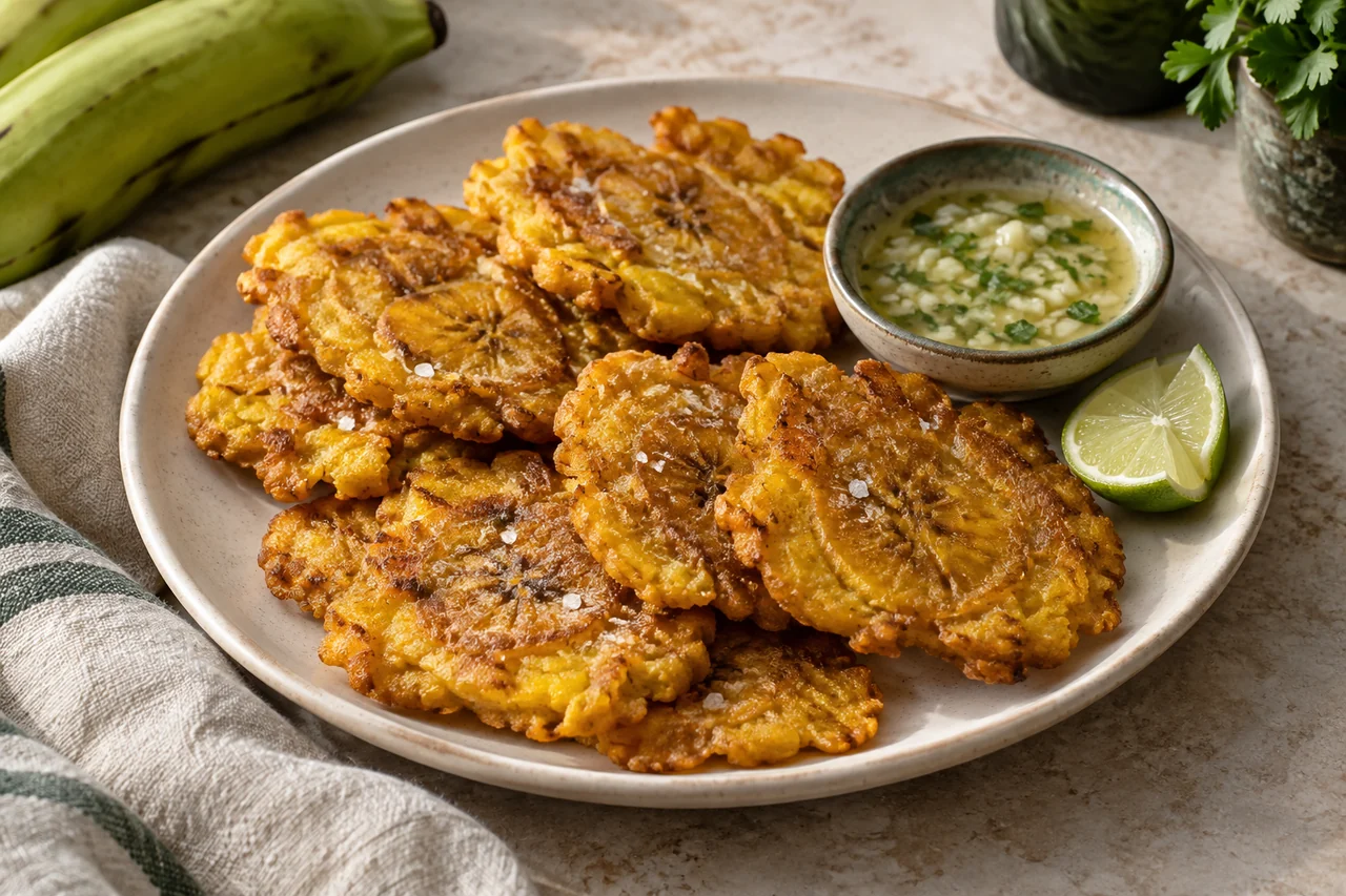 AI-generated illustration of Tostones